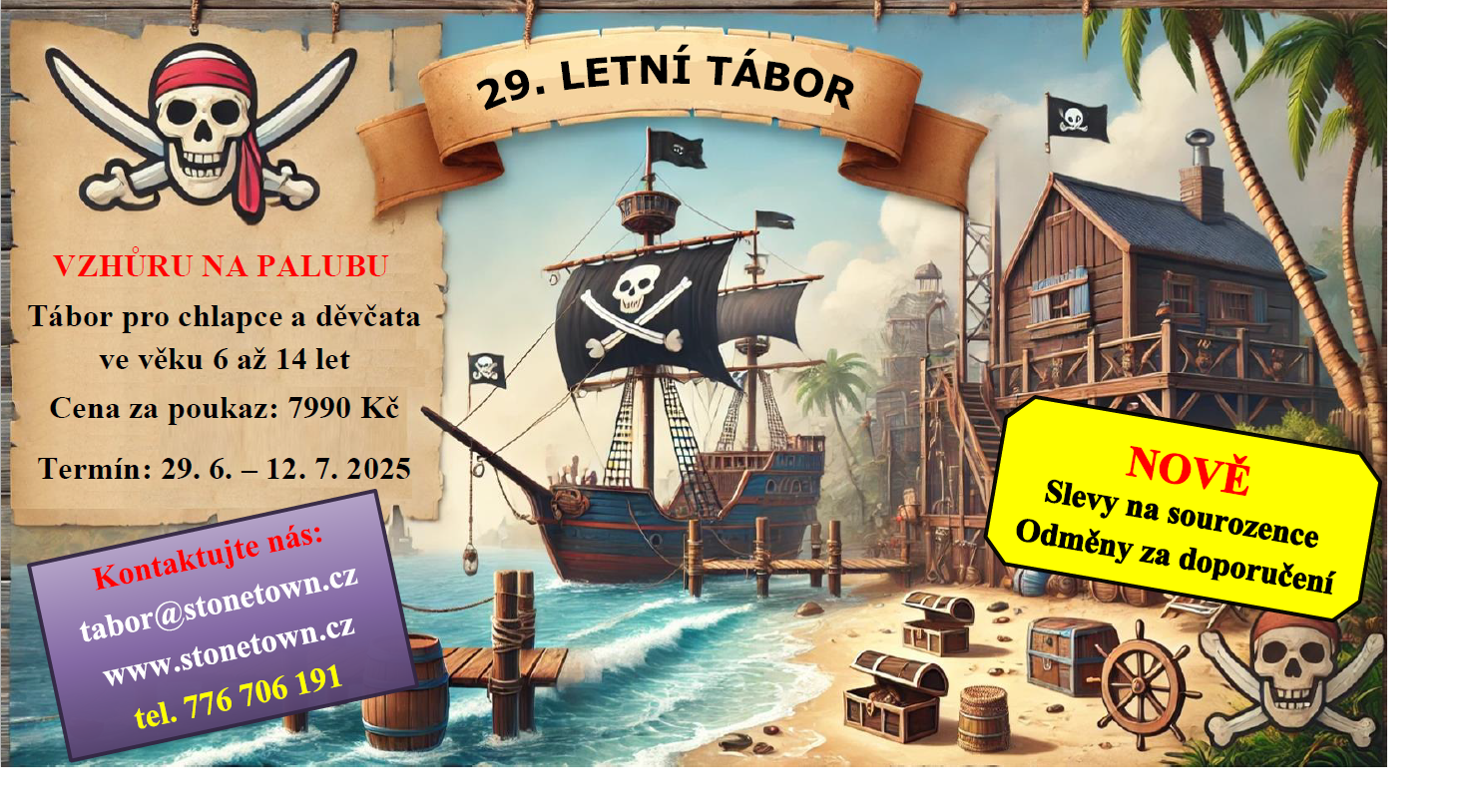 leták na tábor 2025